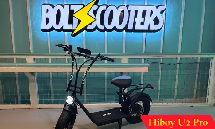 Ride in Style with 2 Hour Rental- Hiboy U2 Pro, Bolt S2 or Max Pro