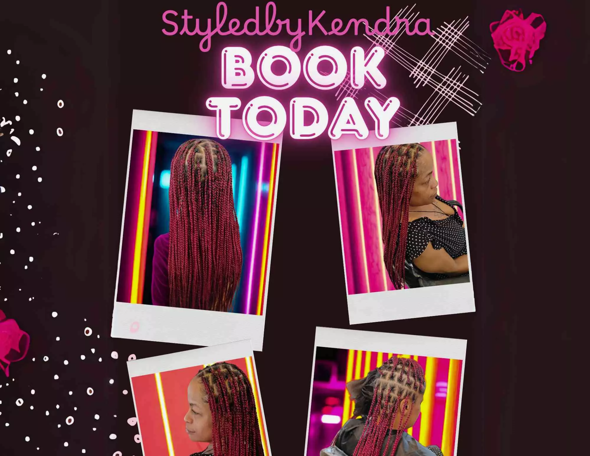 Gorgeous Look with Small, Medium, or Large Knotless Braid Sessions at Styled by Kendra (Up to 30%Off) - Primary Image