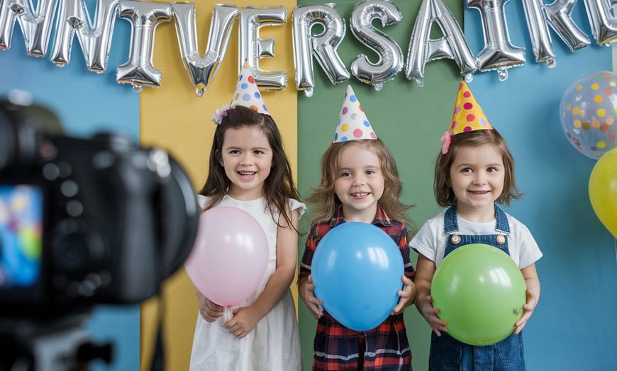 Image 1: Shooting photo anniversaire avec photos