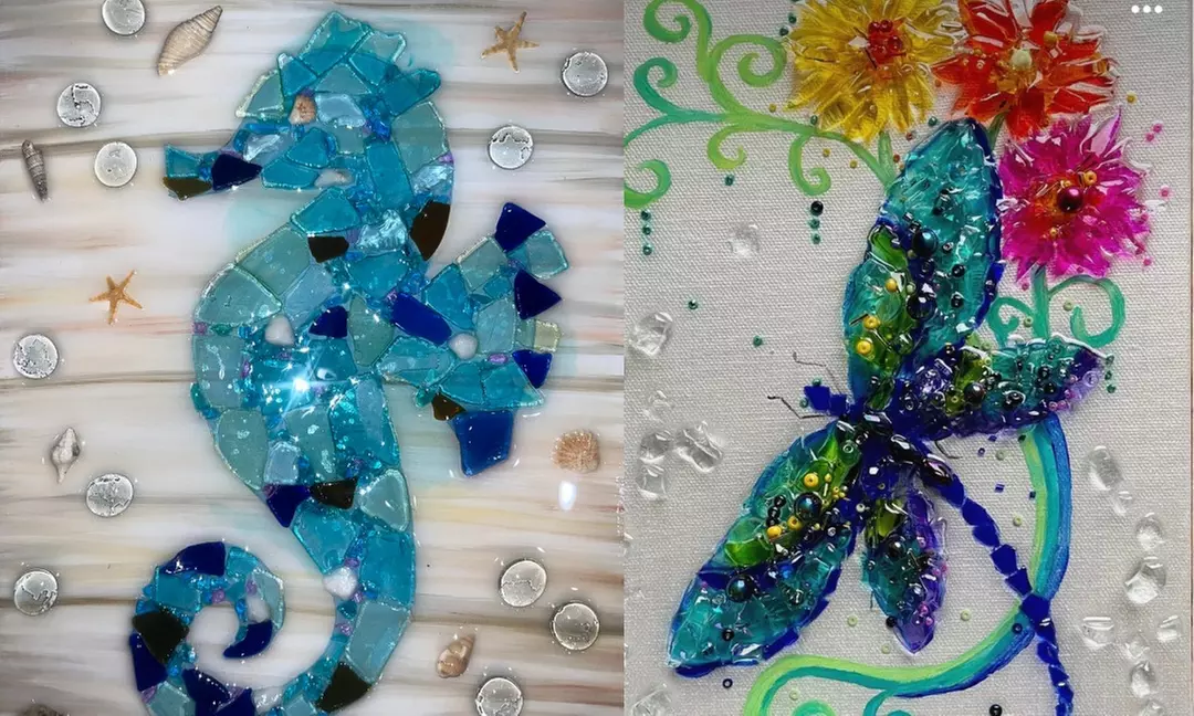 Up to 40% Off on Shattered Glass Art Workshop at Let's Create studio - Primary Image