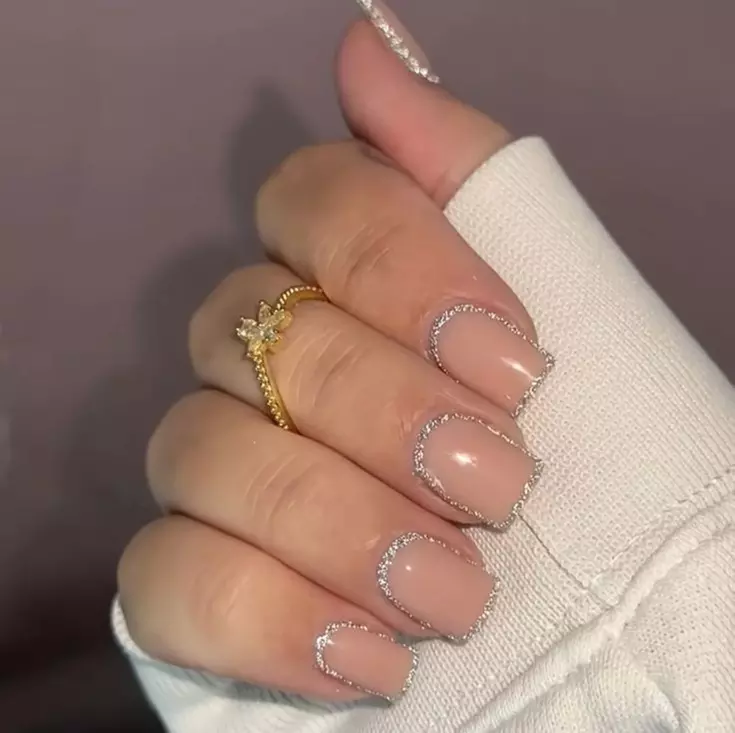 Get a Short Acrylic Full Set with Shellac or Colored Powder Manicure