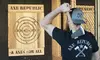 Indoor Axe Throwing Package with Food and Drinks for 2-6 People at Axe Republic in Williamsburg (Up to 45% Off)