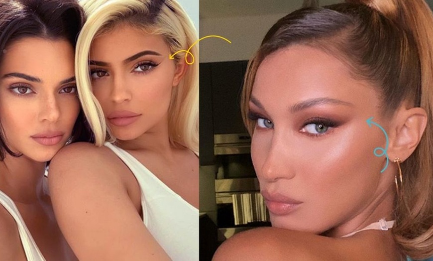 Image 1: Bella Hadid Style Eyebrow Lift With PDO Threads at No Pain All Gain Spa (Up to 30% Off)