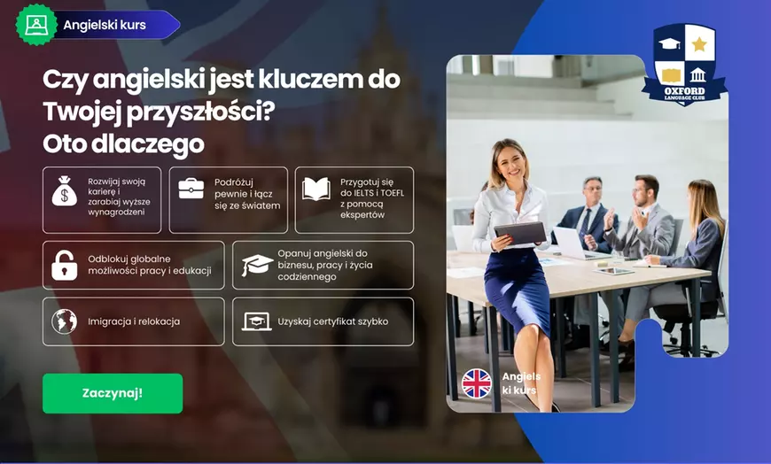 Image 2: Kursy online: jęz. angielski z native speakerem w Oxford Learning Club