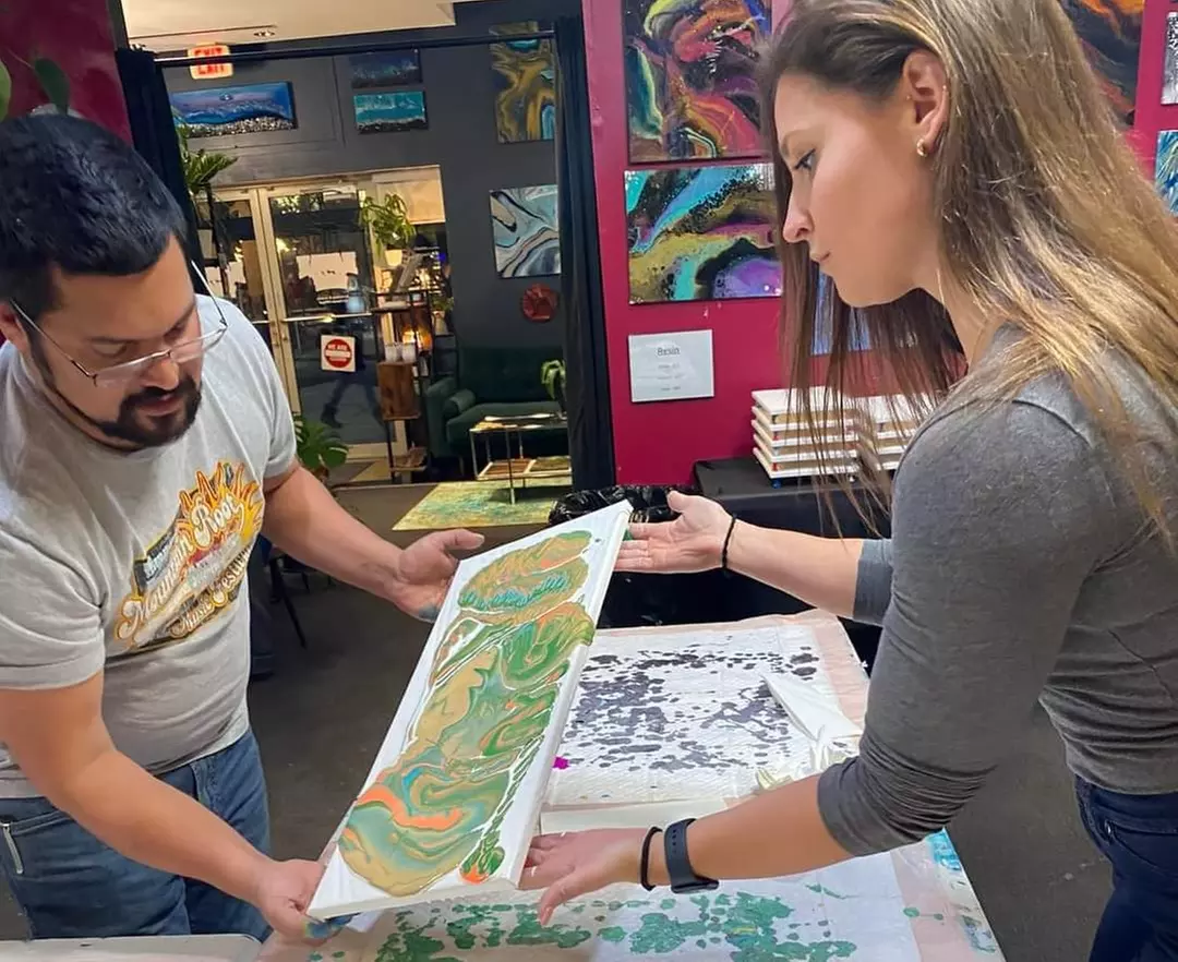 Up to 23% Off on Painting Lesson at Hawaii Fluid Art Dallas - Primary Image