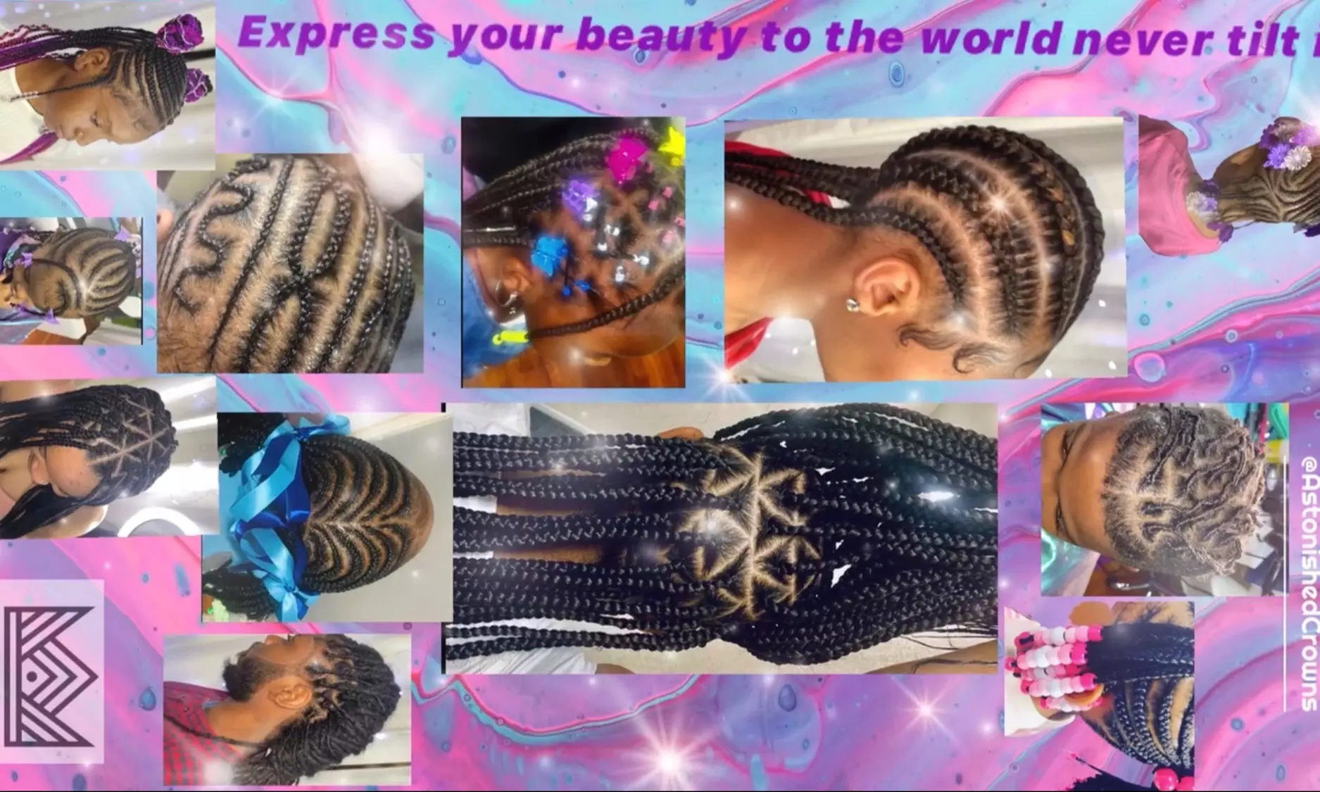 Enjoy Knotless Braids with Stylist Choice at AstonishedCrowns offering styles up to 50% off - Primary Image