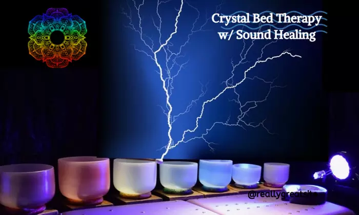 2 Hour- Crystal Bed W/ Sound Healing 1 HR. & 1 HR. Reiki Session, 1.5 HR Raindrop Detox, & More  (Up to 30% Off) - Primary Image