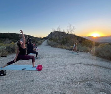 Guided hike to summit yoga and meditation for 1 - Light Link Yoga
