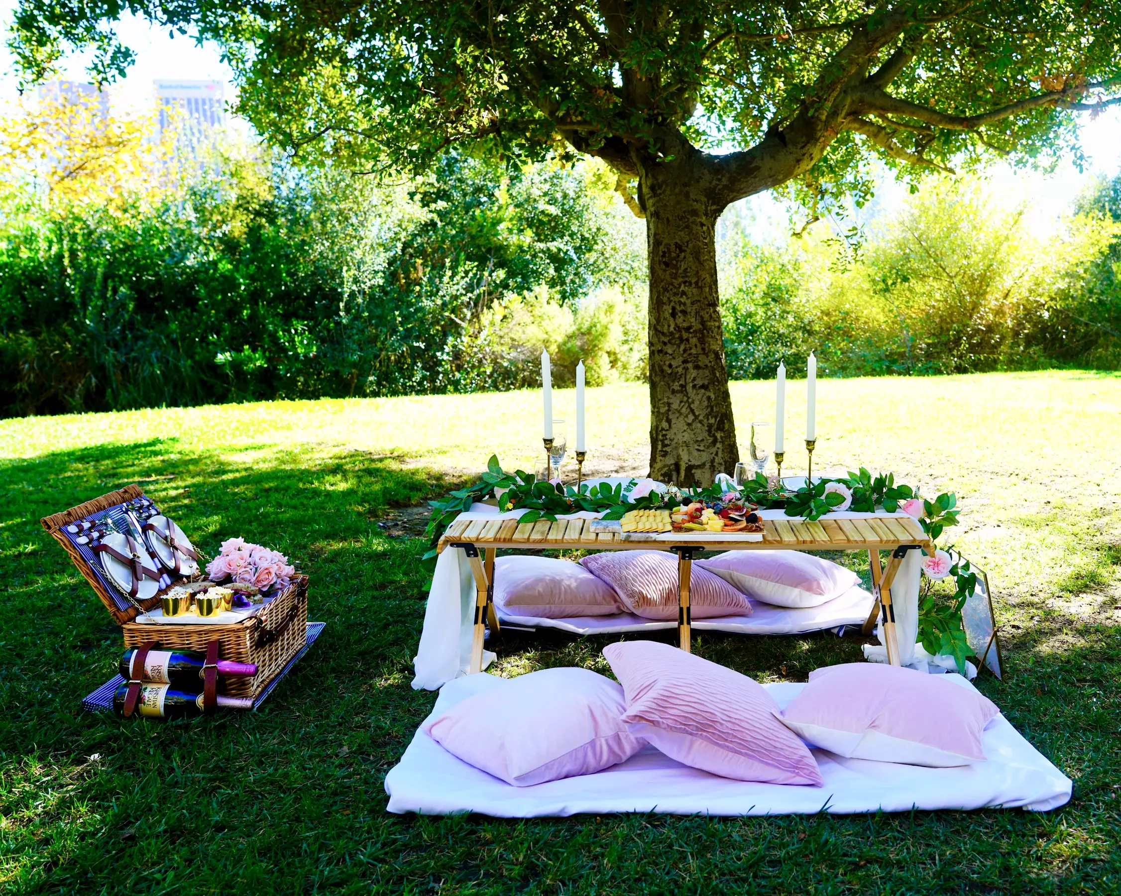 Picnics Re~Imagined offers unique setups for groups up to 8 with a luxurious touch, featuring options for up to 40% off - Second Medium