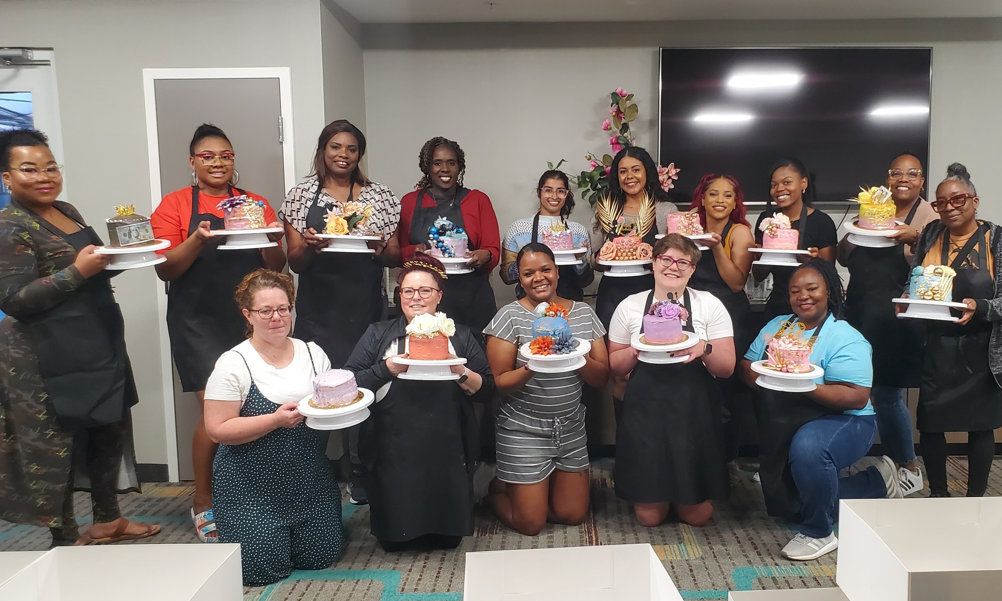 Join a Fun In-person Cake Decorating Class with BYOB