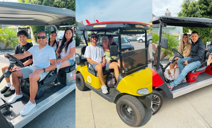 Image 3: Embark on a 2 Hour Rental Experience or All Day Golf Cart Adventure (Seat up to 4 or 6 people) ( Up to 25% Off )