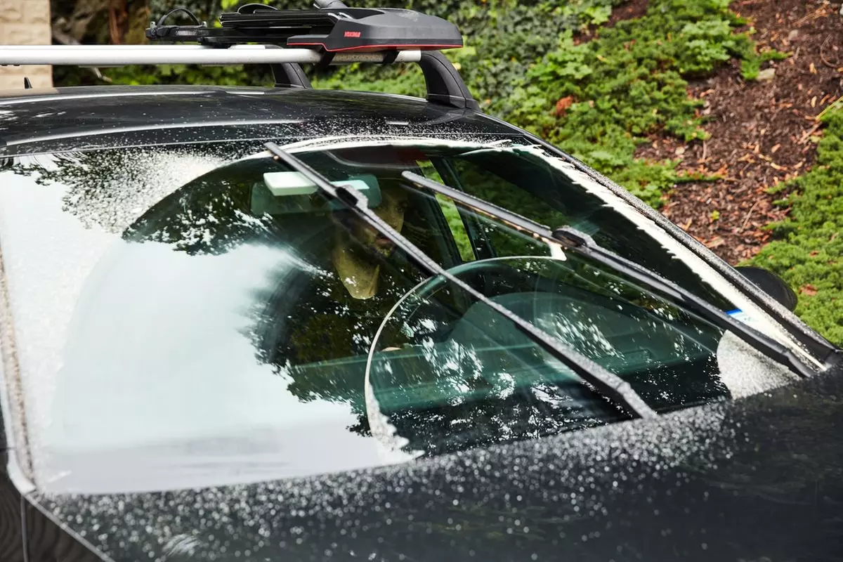 Winterizing service with front wiper blades included
