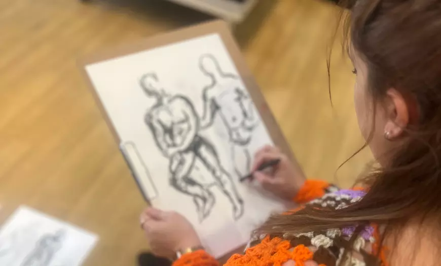 Image 2: Join Drawing Class with Your Own Materials / Art Materials supplied 