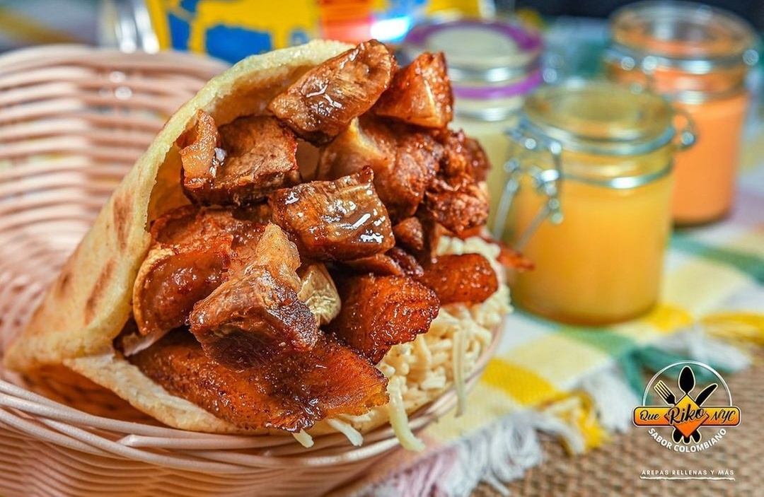 Enjoy Colombian Arepas with Soda or Combo Meal Options