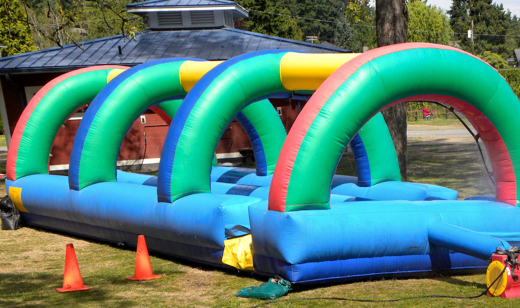 Transform Your Backyard with a Bouncy Stage for Kids