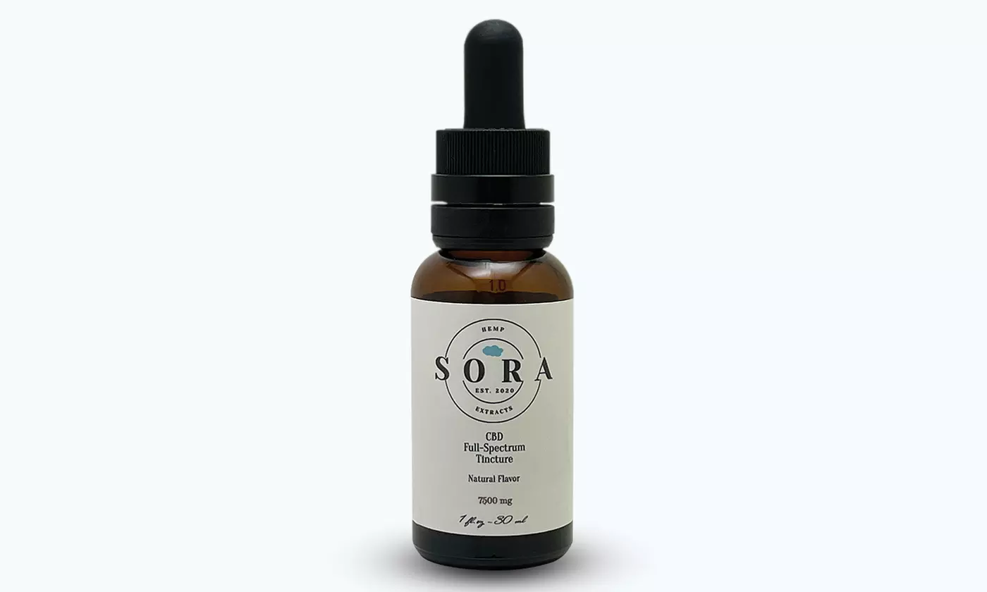 Up to 45% Off on Full Spectrum CBD Oil 500mg-7500mg Tinctures Unflavored Organic by SoraHemp - Second Medium