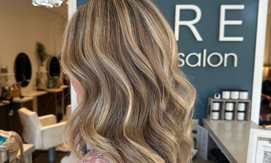 Image 2: Single Process Color or Highlight & Haircut and Optional Toner & More