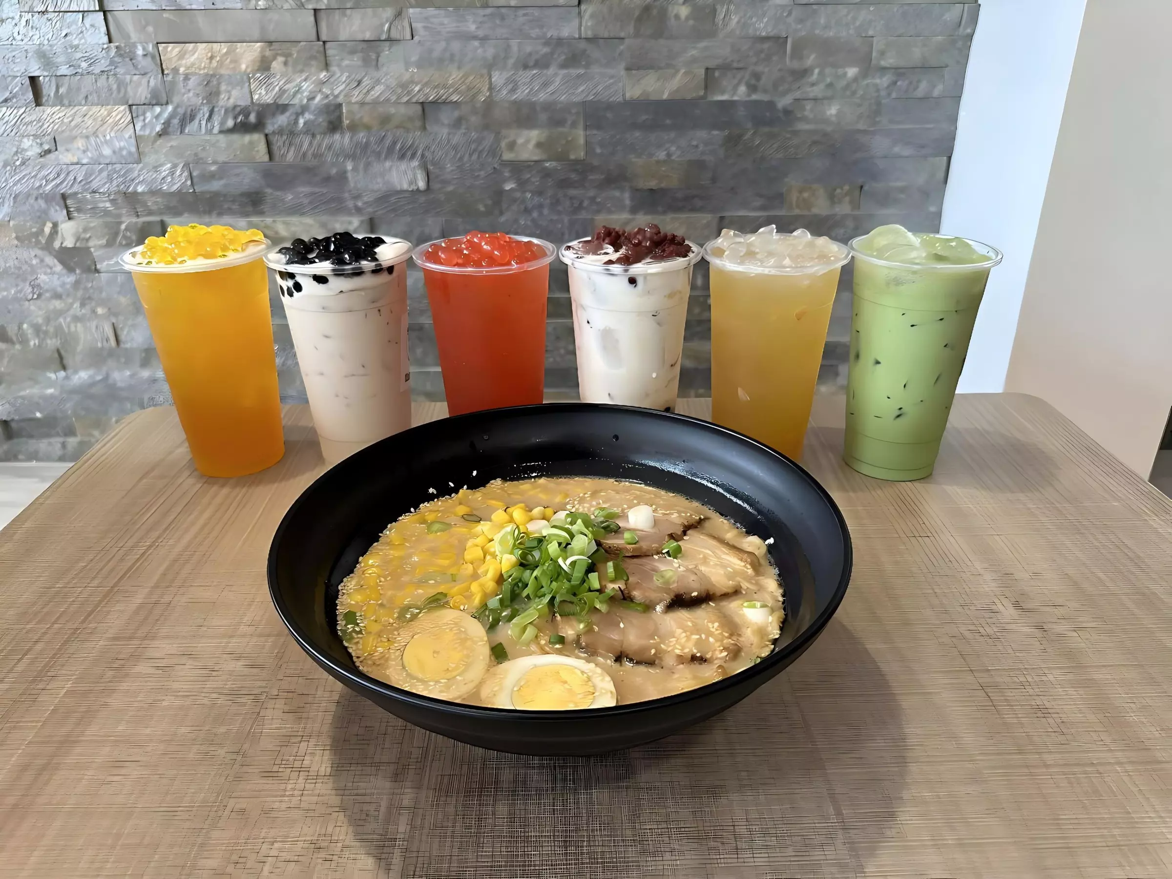 Spend $50 or $20 at Fun Tea - Bubble tea, Bento Box, Ramen noodle , Rice noodle & Sushi! (Up to 35% Off) - Primary Image