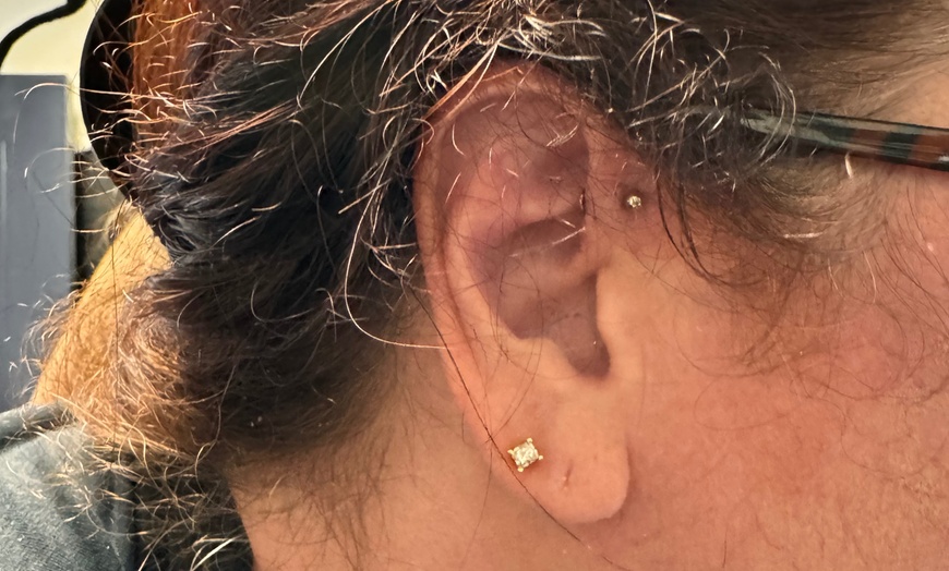 Image 2: Ear Piercing, Body Piercings, Dermal or Snake Bites or Tongue Piercing