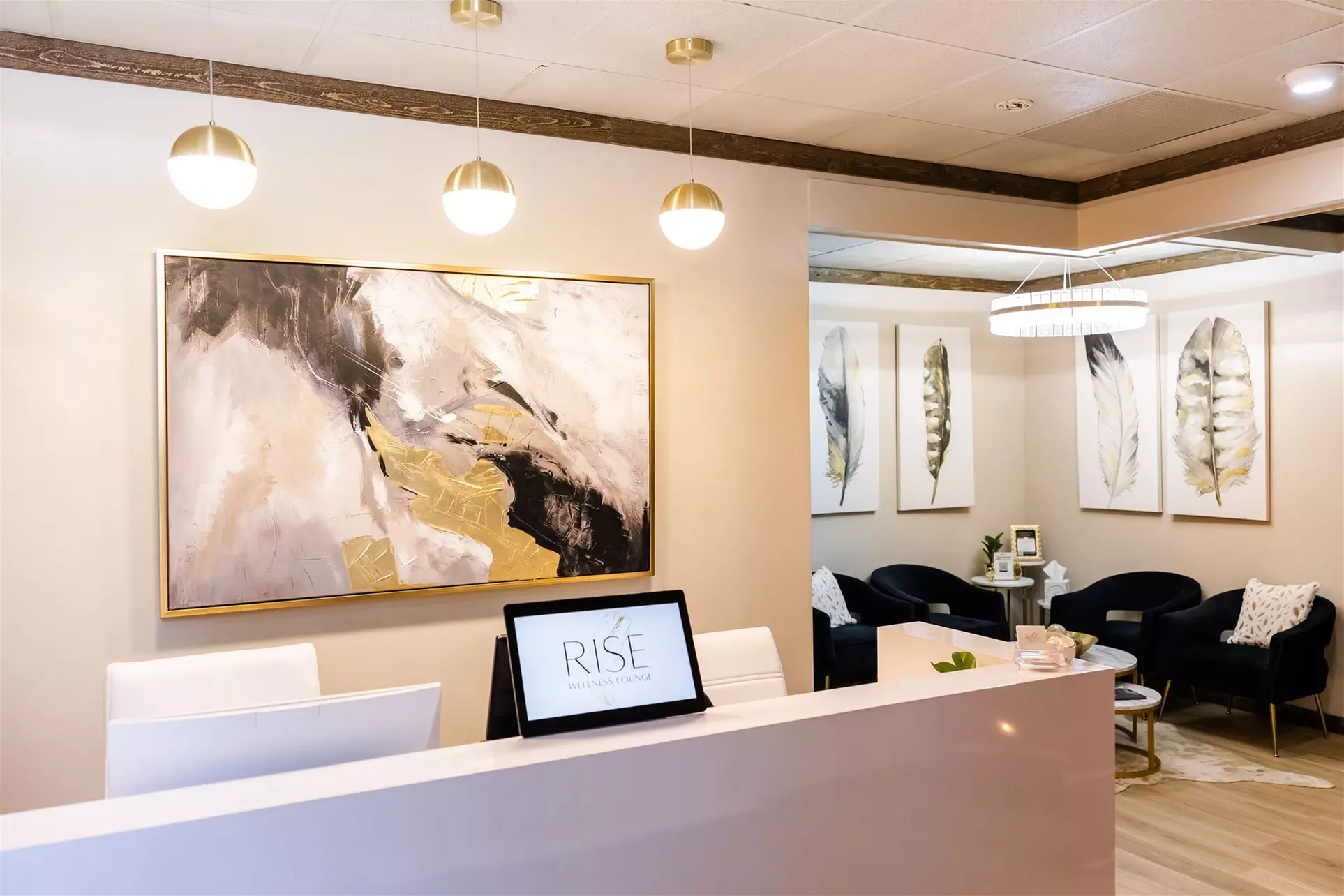 Experience Rise Wellness Lounge with EMSculpt NEO Abdominal Treatment plus RF Skin Tightening, offering up to 50% off. - Second Medium