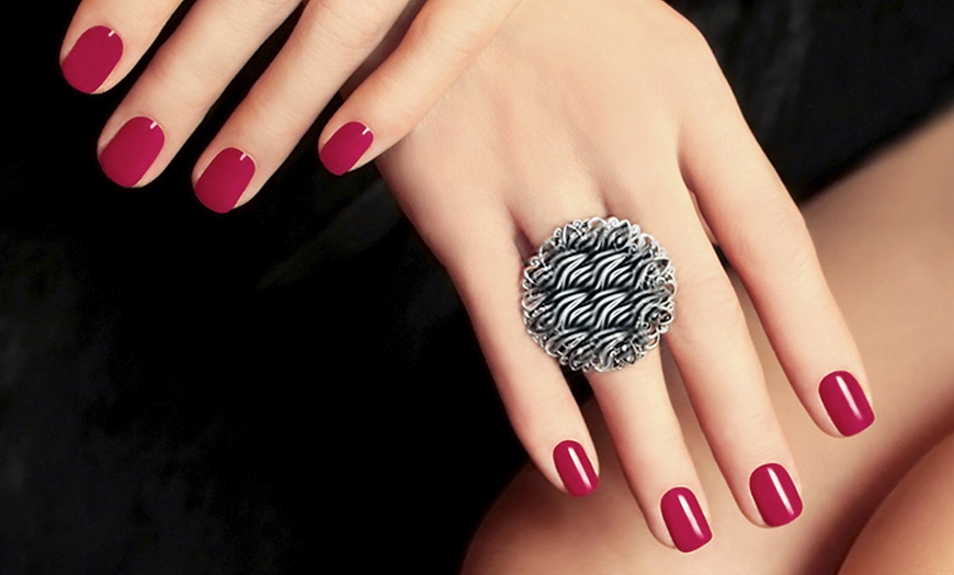 Image 3: Get a Deluxe Mani-Pedi with Mask, Wax or Scrub & Choice of Polish