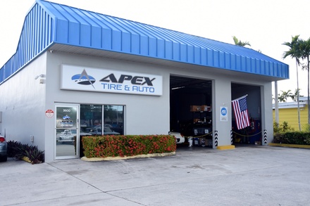 Synthetic Blend Oil Change with Tire Rotation - Apex Tire & Auto