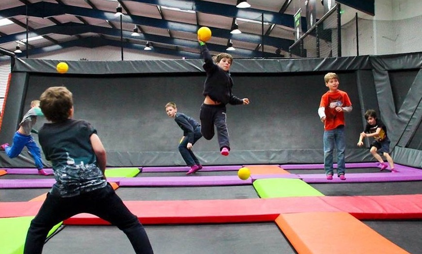 Image 5: Thrilling 2-Hour Trampoline Park Fun: Bounce, Dodge, Dunk!