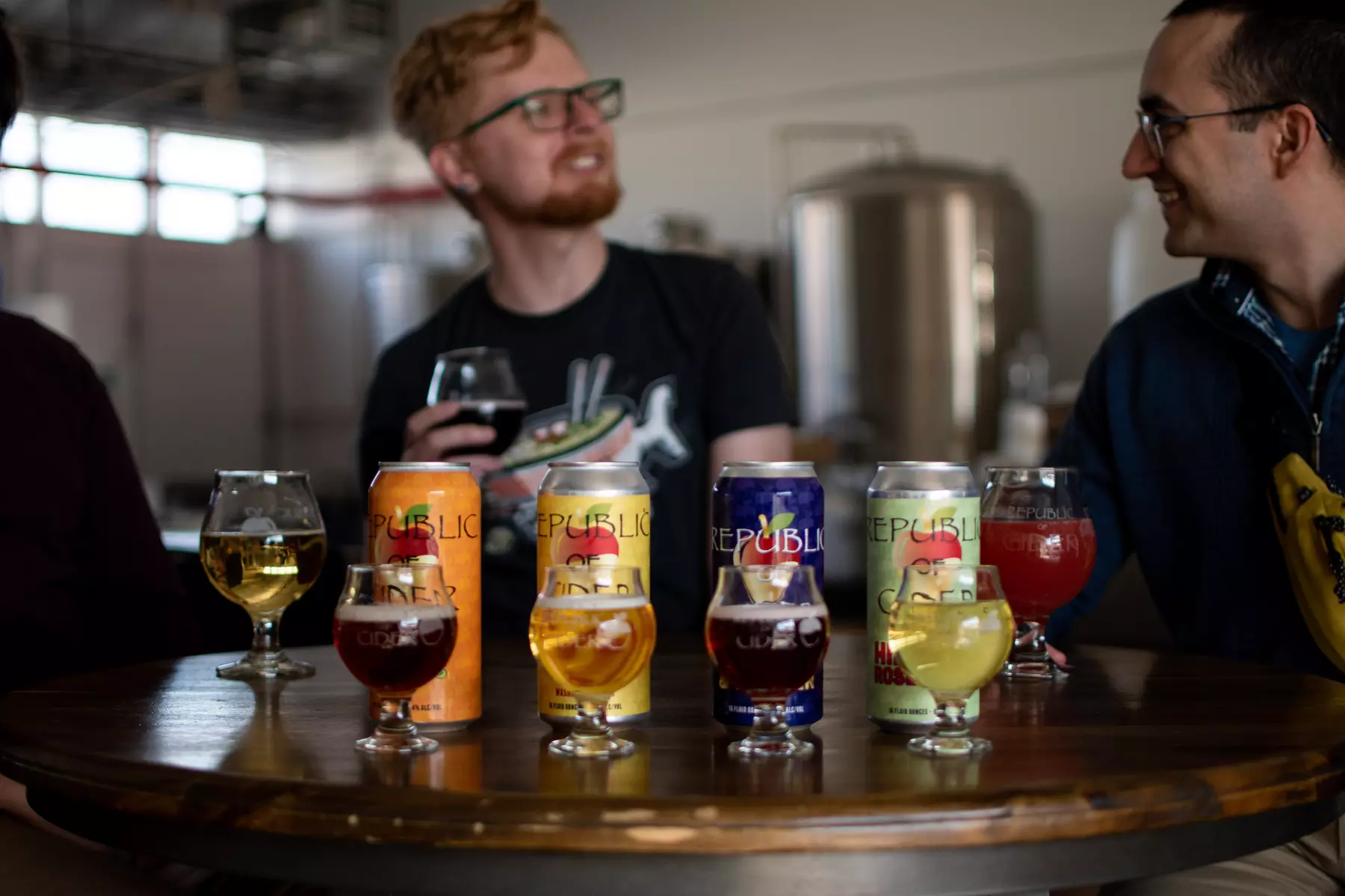Explore Cider Tastings with Souvenir Glasses and Grumpies