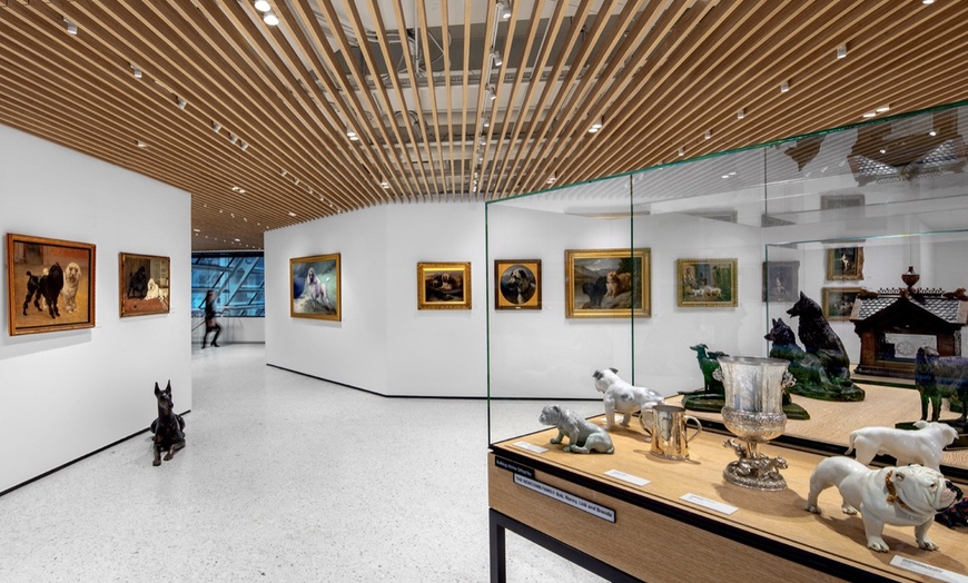 Image 3: Rotating Exhibits from a 1700-Piece Collection about Human-Canine Bond