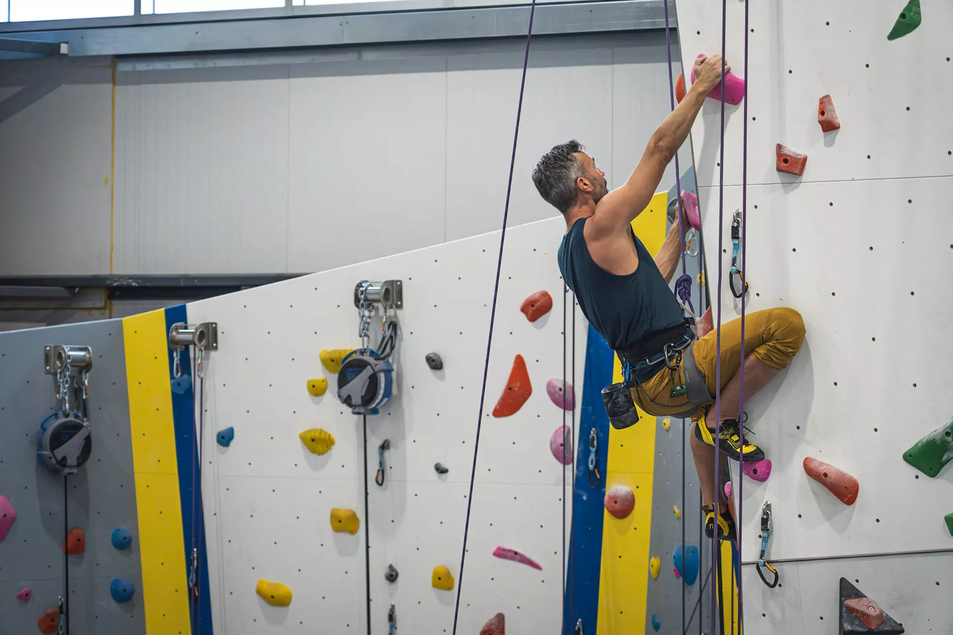 Explore Indoor Climbing with Advanced and Intro Classes