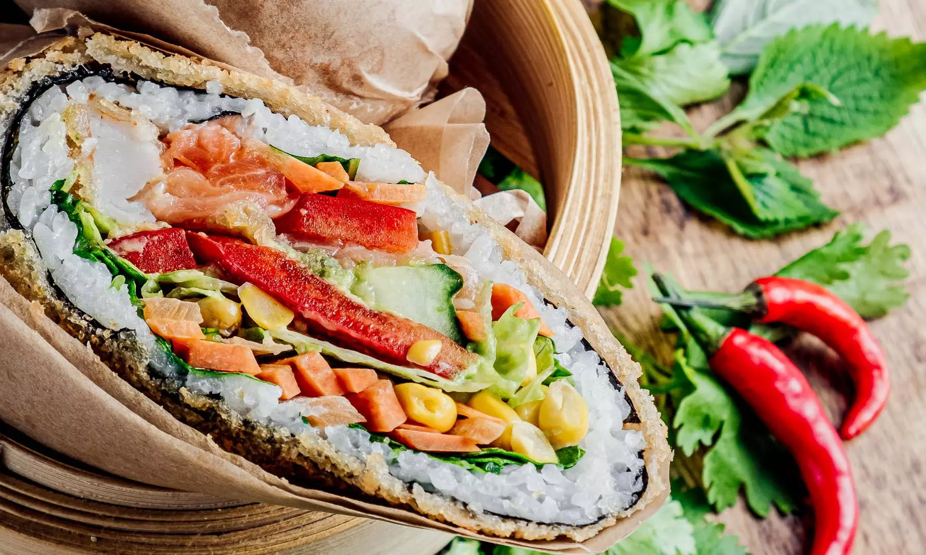 Einzigartige asiatische Fusion: NÔRRITO - Sushi und Burrito in einem