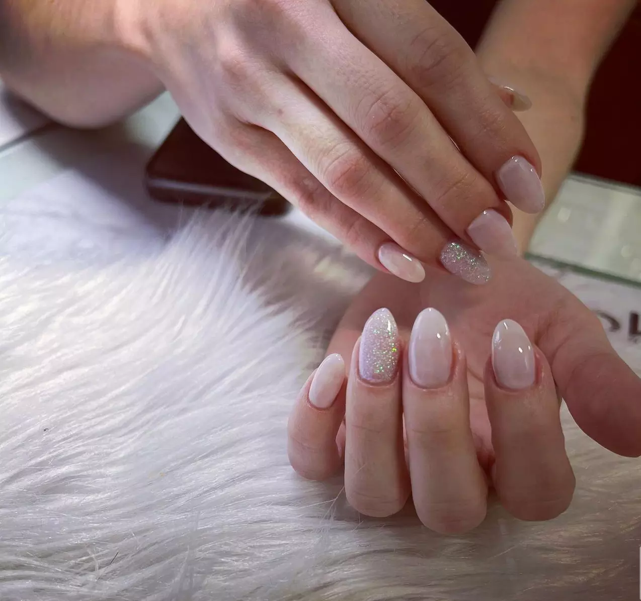 Get a Short Acrylic Full Set with Shellac or Colored Powder Manicure