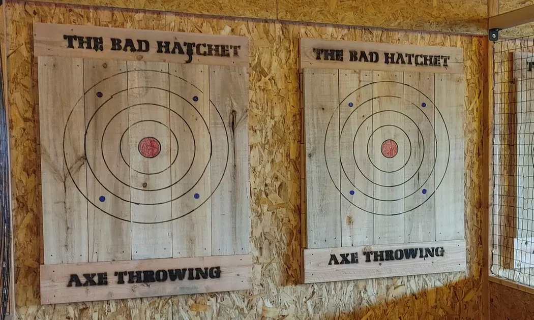 Let the Fun Begin! One or Two Hour Axe-Throwing Session for Two, Three or Four at The Bad Hatchet  - Primary Image