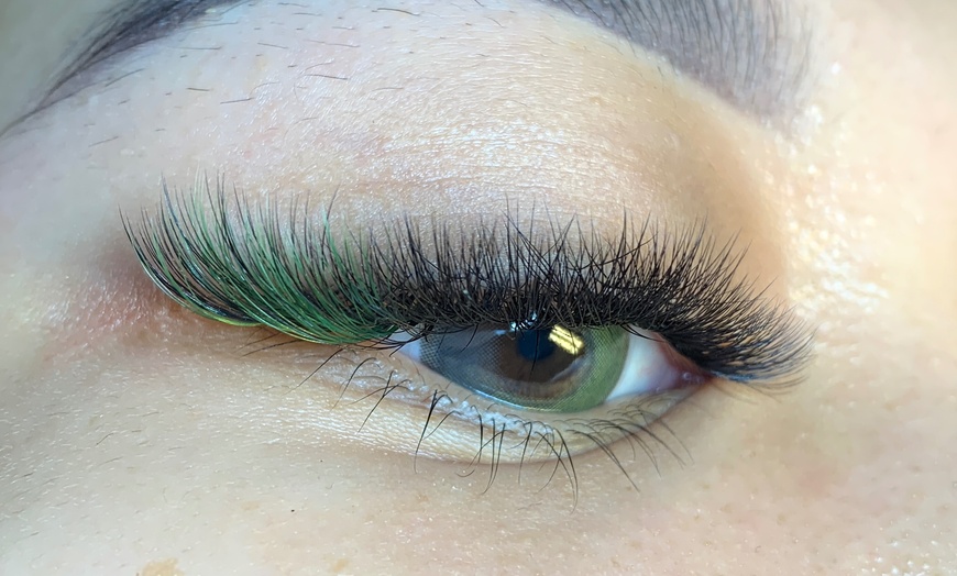 Image 3: Full Set of Eyelash Extensions for Stunning Eyes!