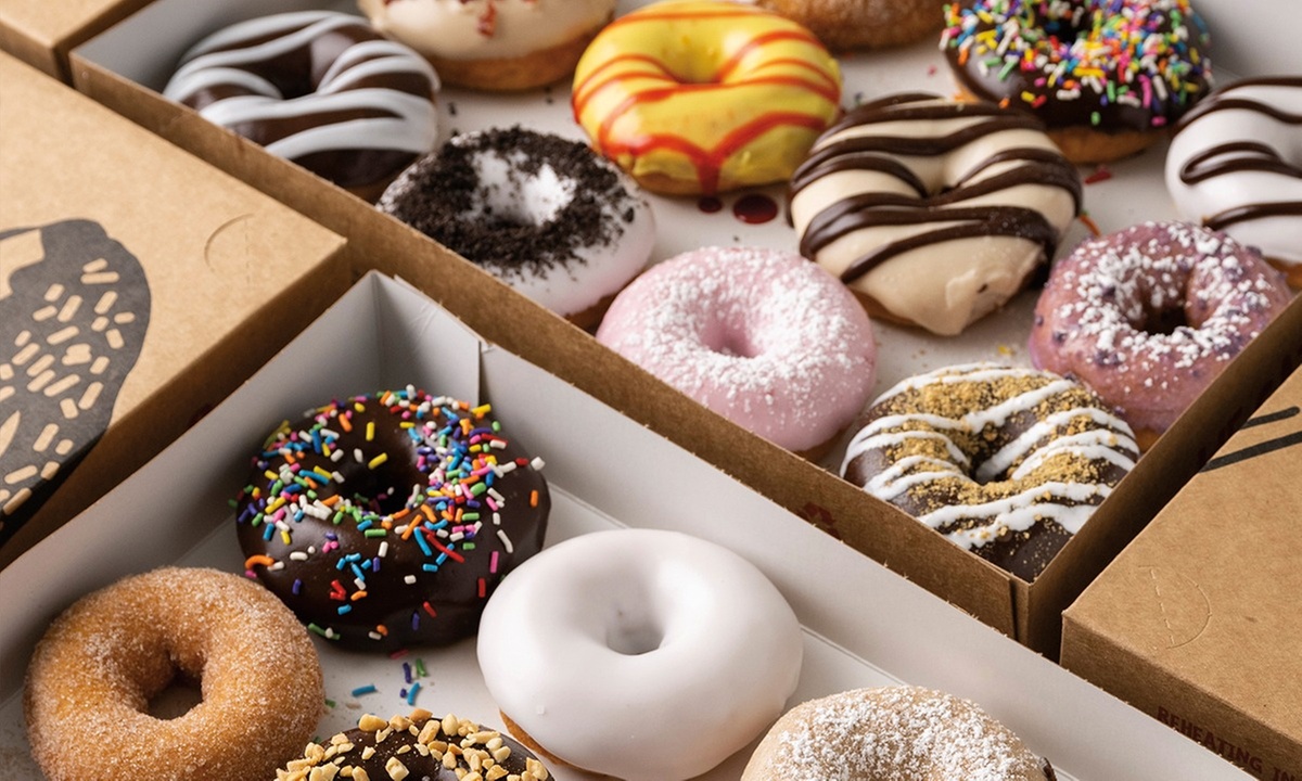 Relish Half or One Dozen Personalized Warm Donuts at Duck Donuts