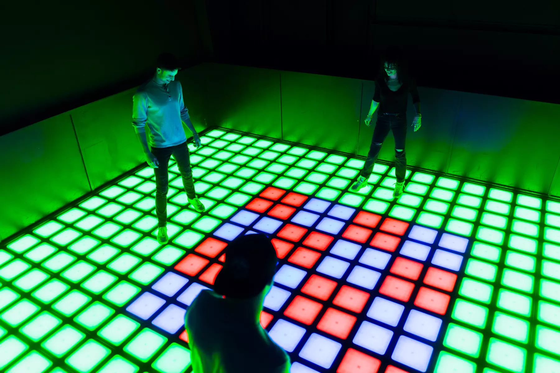 Indoor Pixel Floor Games for Up to 4 Players in Madison Heights
