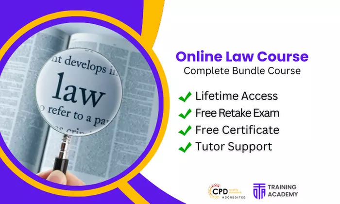 Up to 50% Off on Online Law Course at Online Training Academy - Primary Image