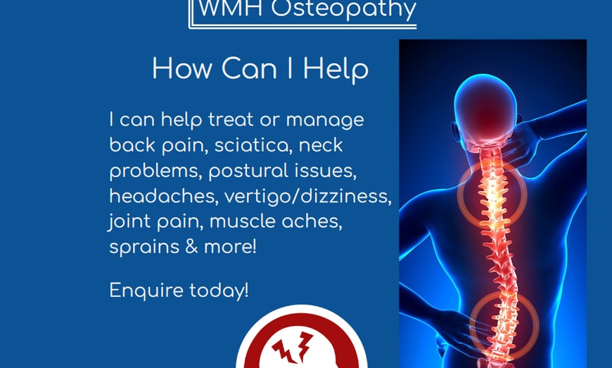 Image 5: Up to 50% Off on Therapy - Pain at WMH Osteopathy