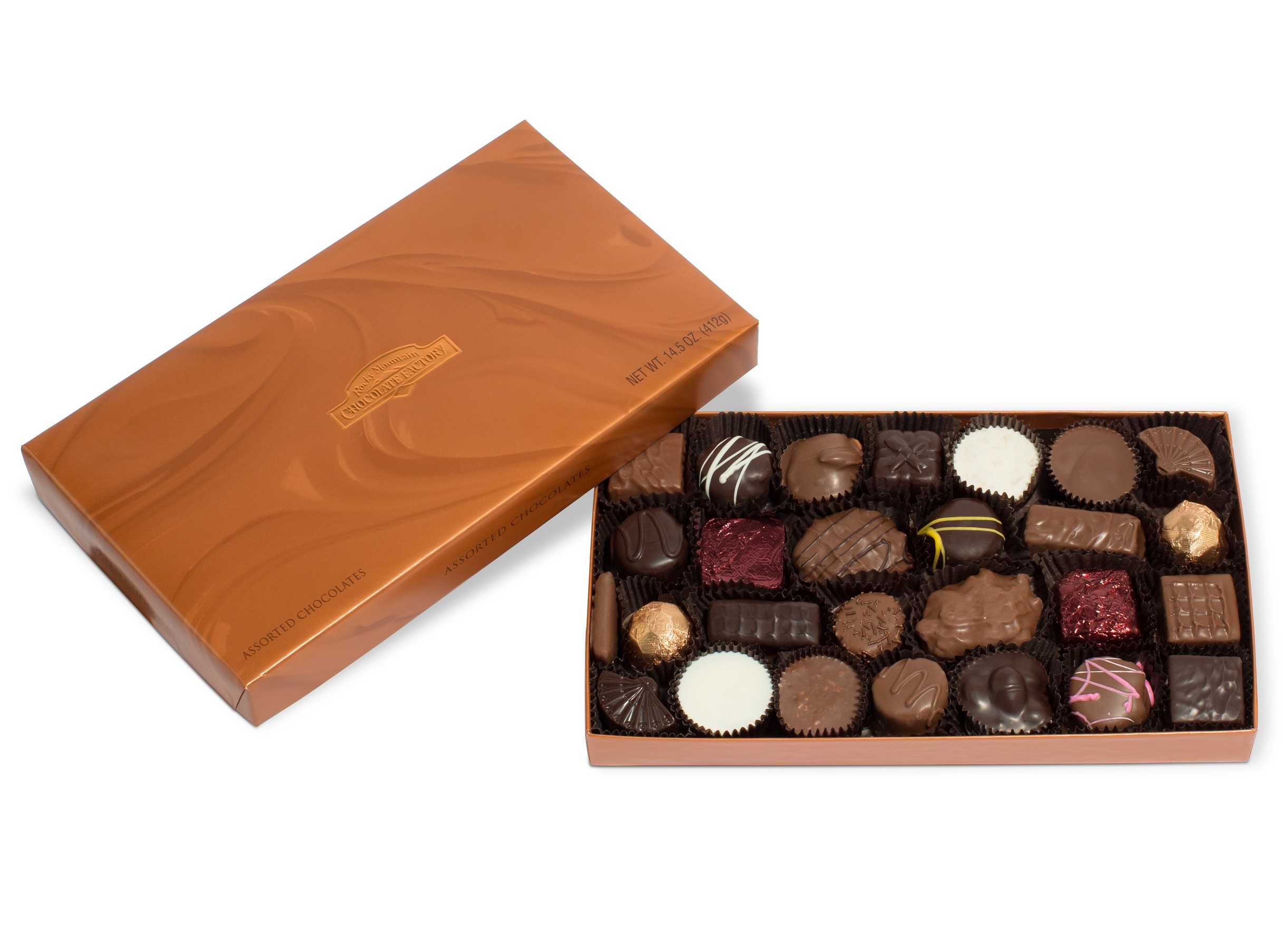 Assorted Chocolate, 4 Caramel Apples Pack, Caramel Chocolates & More