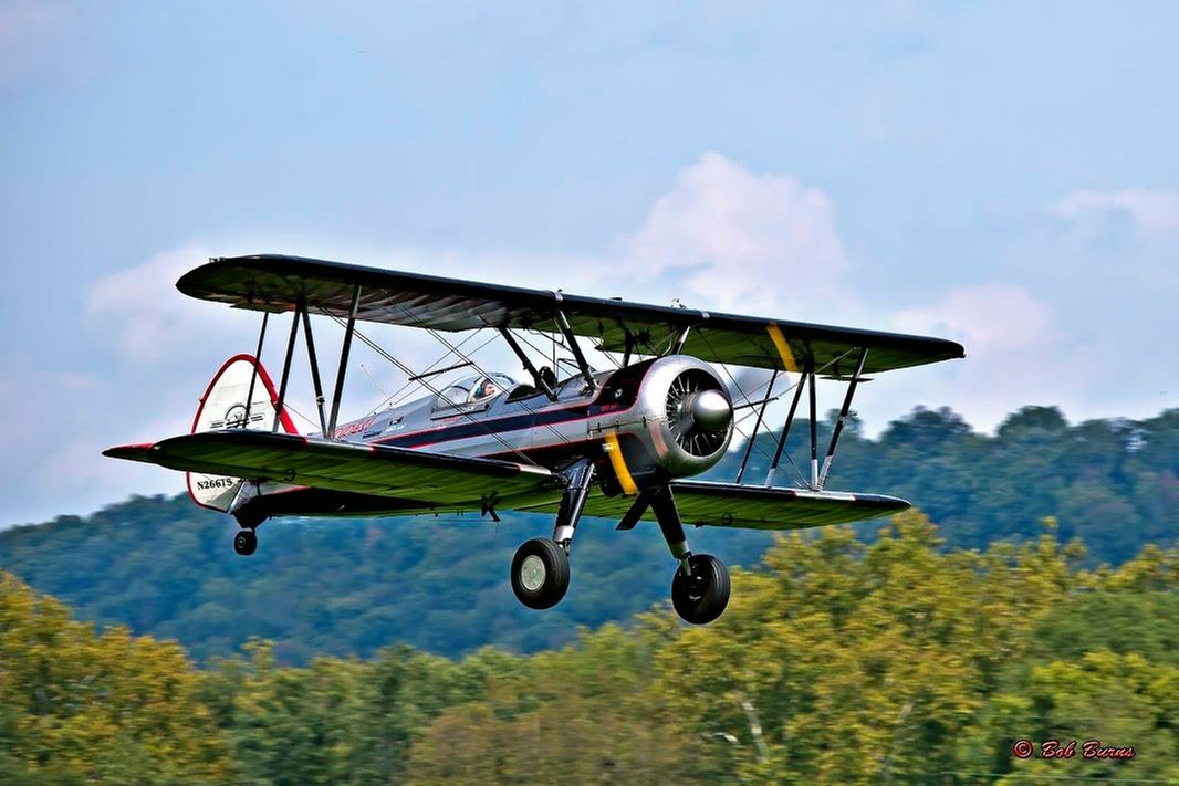 Experience a thrilling aerobatic biplane ride over Madison
