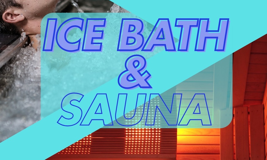 Image 1: Infrared Sauna Session with Ice Bath Experience or Coaching and More