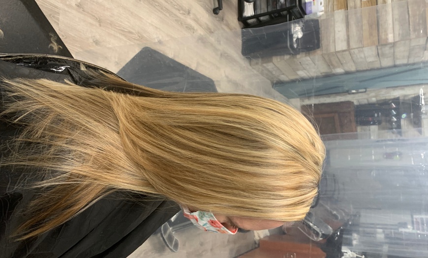 Image 10: Haircut, Treatment, Style, and Wax with Optional Color, & Highlights