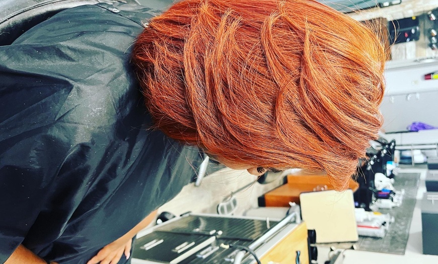 Image 6: Haircut, Treatment, Style, and Wax with Optional Color, & Highlights
