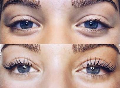 One visit: Keratin Lash Lift & Tint