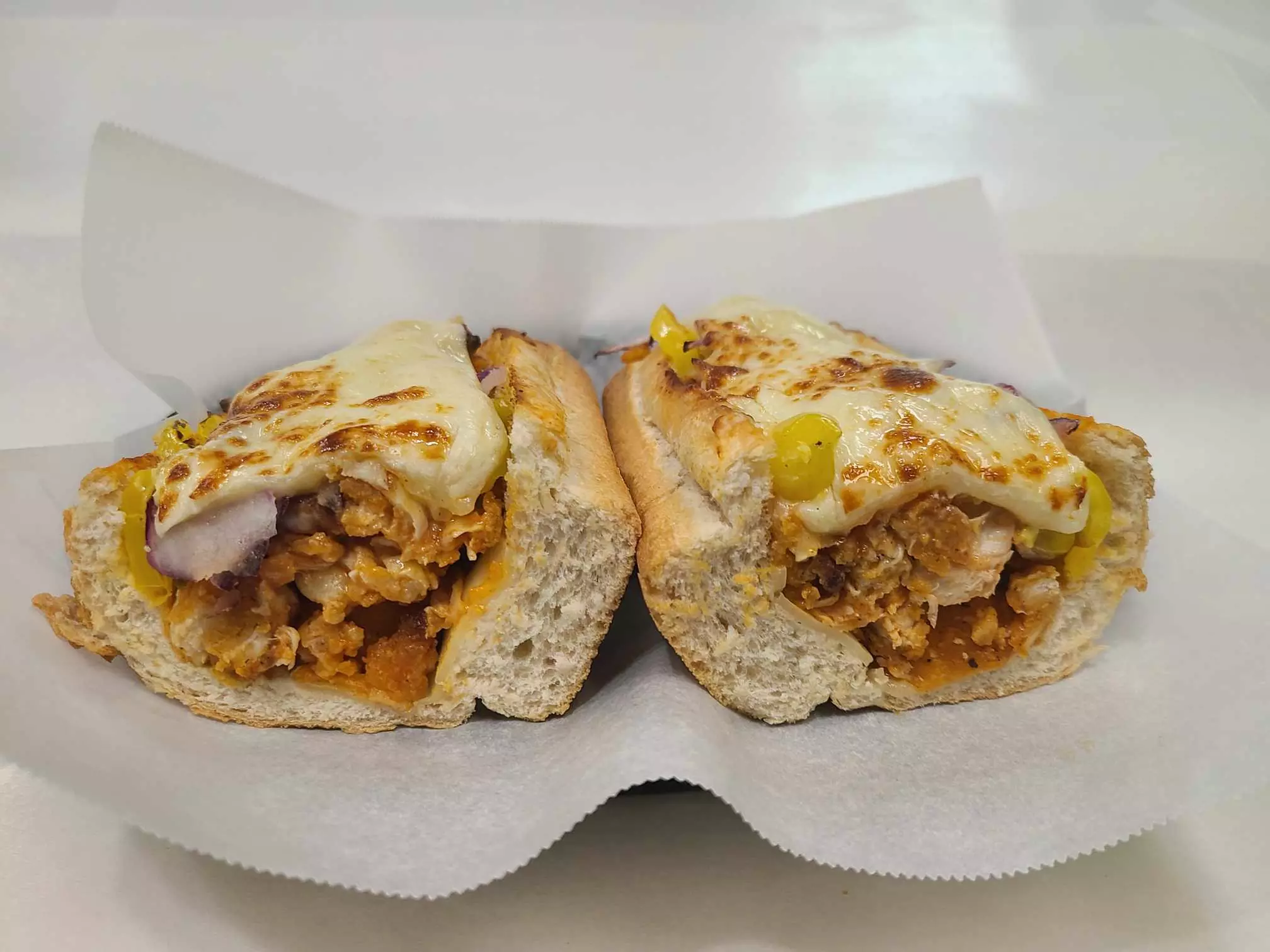 Enjoy delicious sandwiches, salads, and hot dogs today