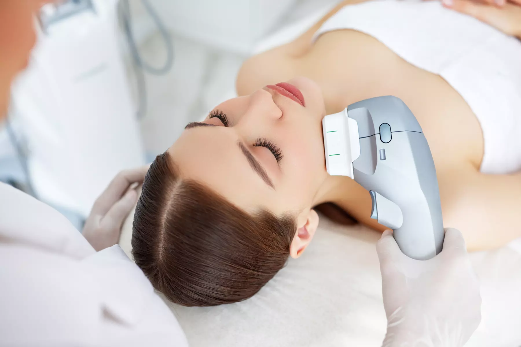 Lift and Tighten with HIFU Facial or Neck Treatments