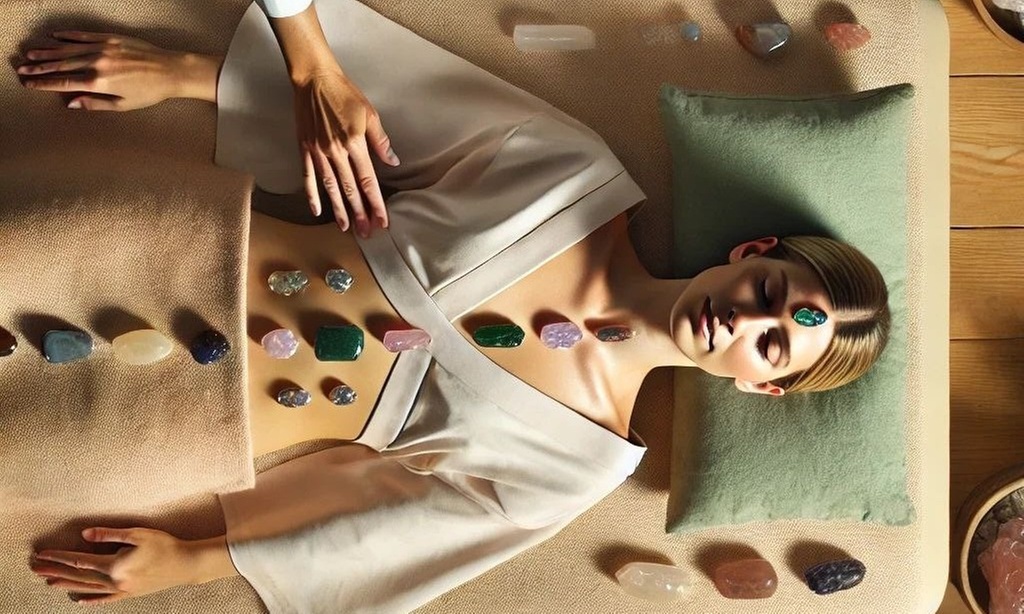 Guided Meditation and Chakra Balancing with Crystals (60 Minutes)