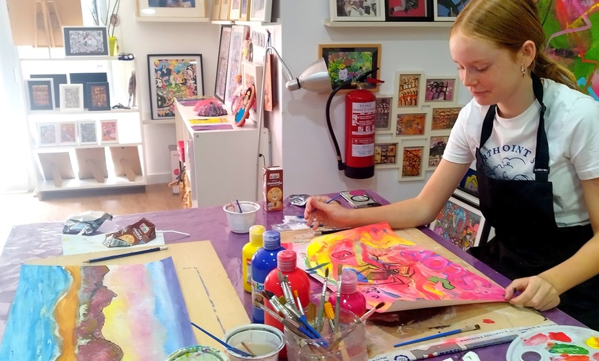 Image 9: Taller de expresión creativa de 4 clases para 1 o 2 adultos o niños