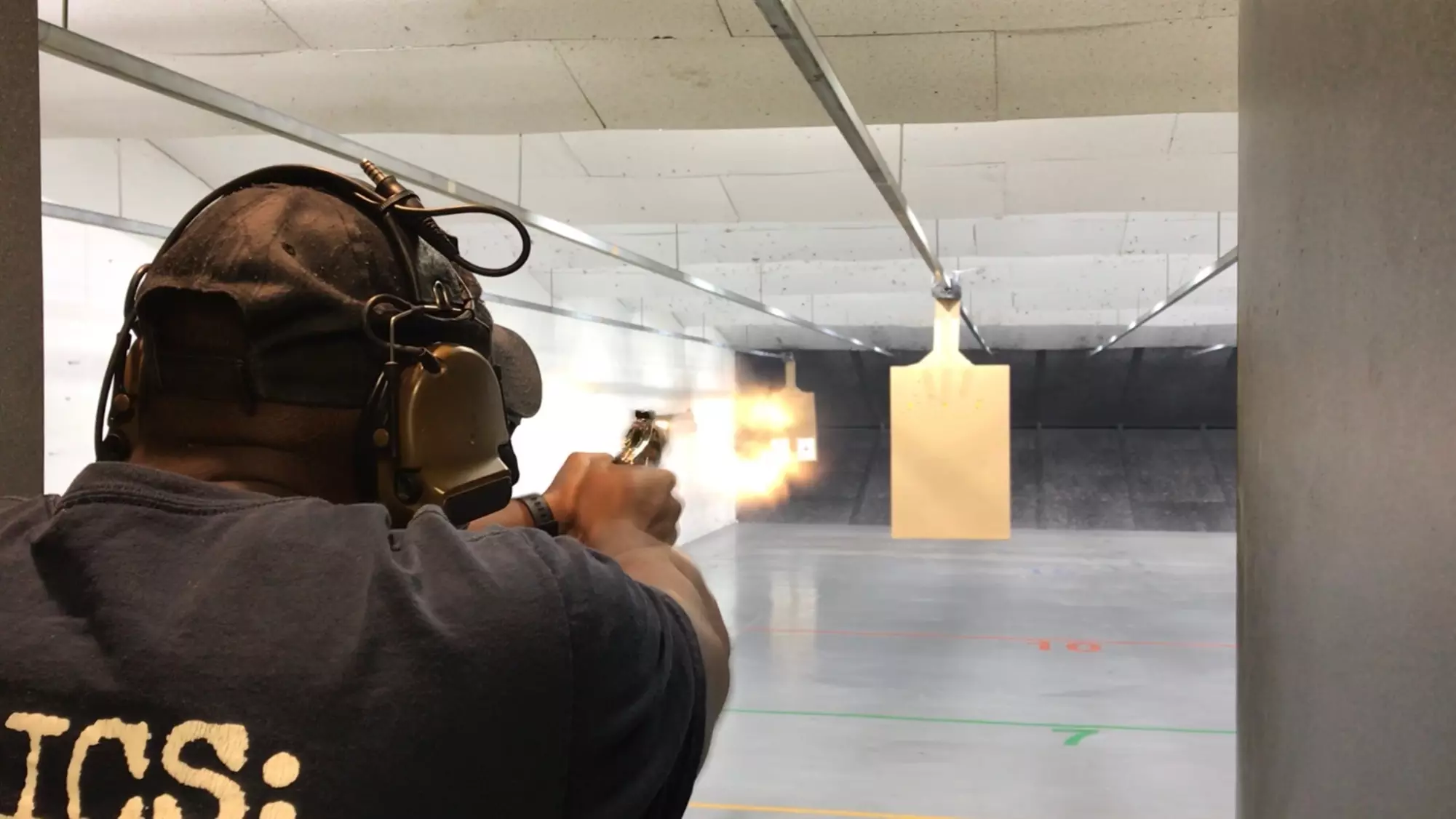 Indoor Shooting Experience with Gun Rental, Target, Ammo & Can Drink
