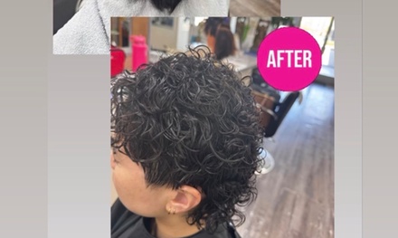 Men’s Short Hair Perm with Cut and Style Package - Beauty WonderGracie